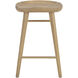 Dominic 26.5 inch Light Oak Counter Stool